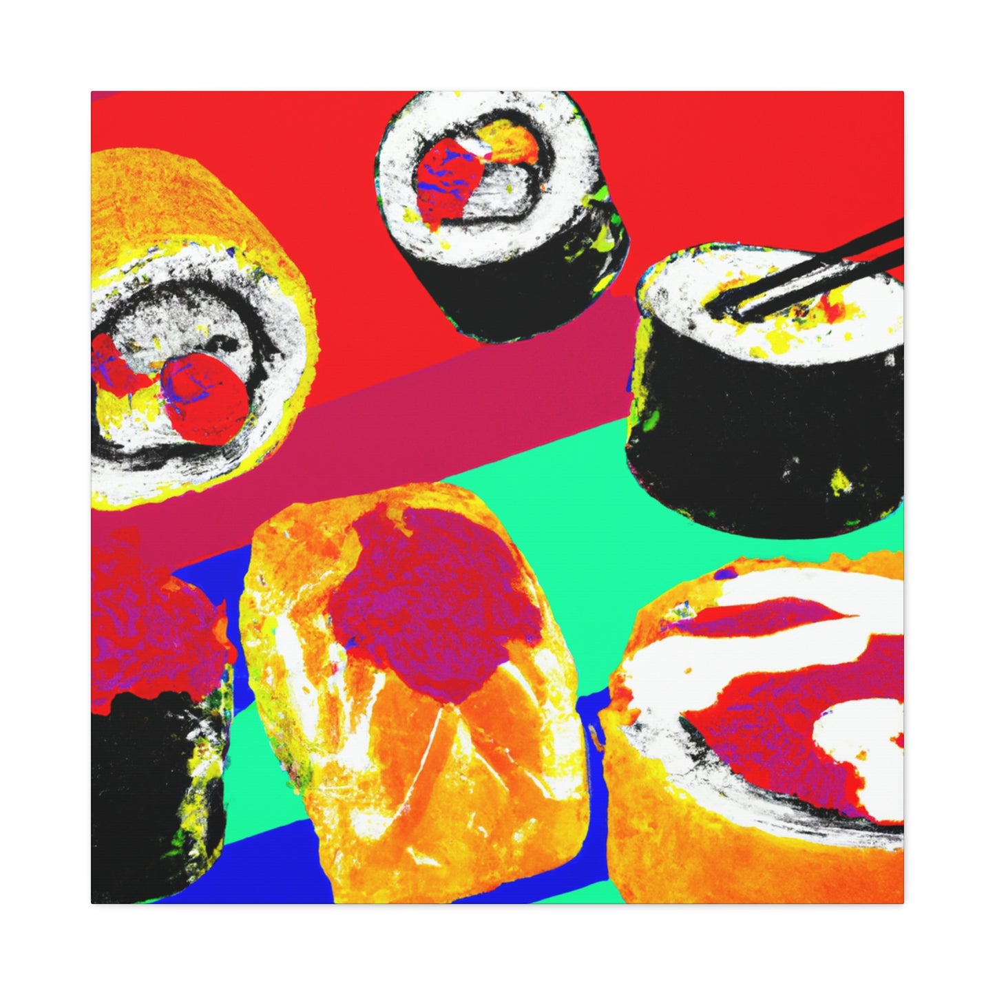 Sushi Pop Dreams. - Canvas