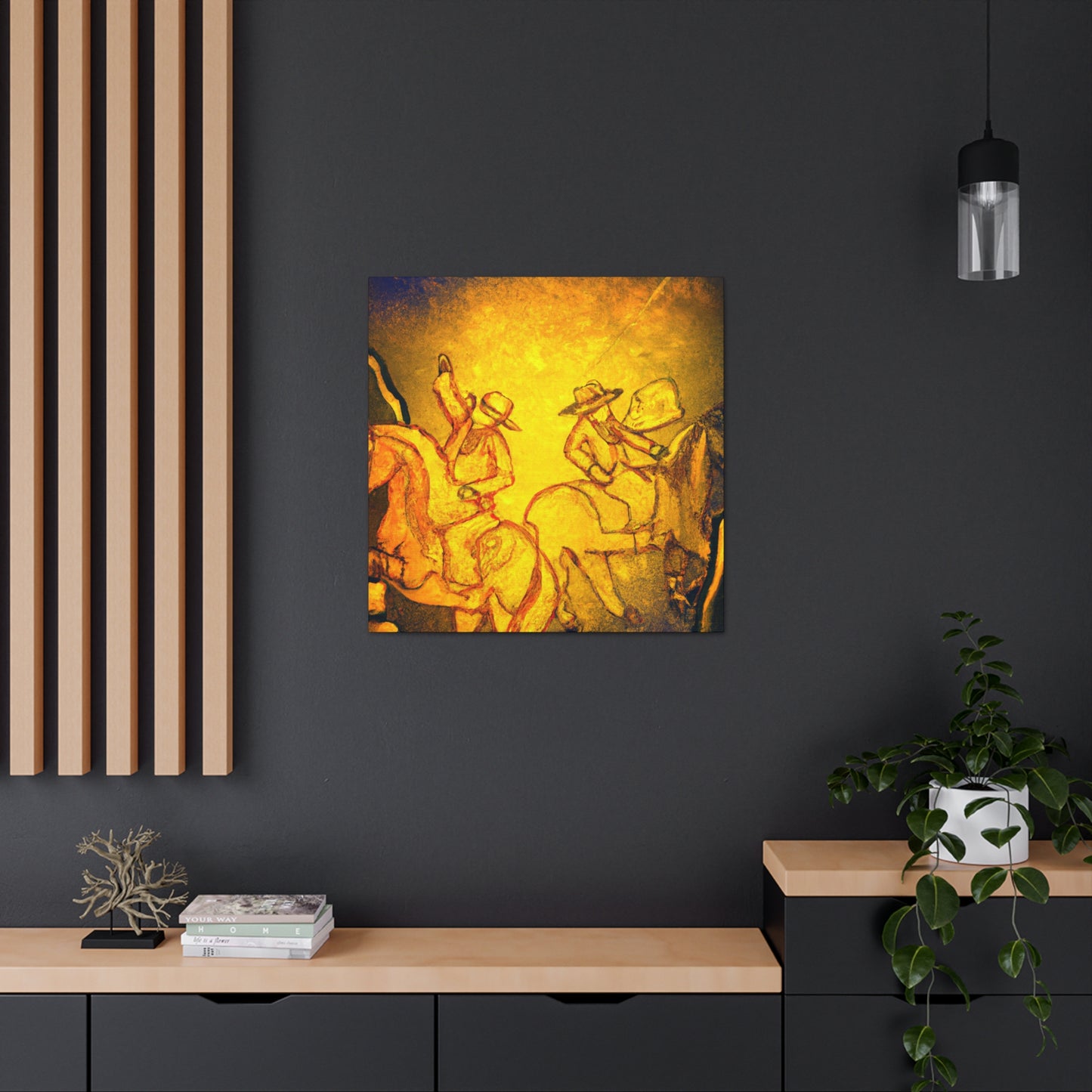 "Gold Mine Luxuryscape" - Canvas