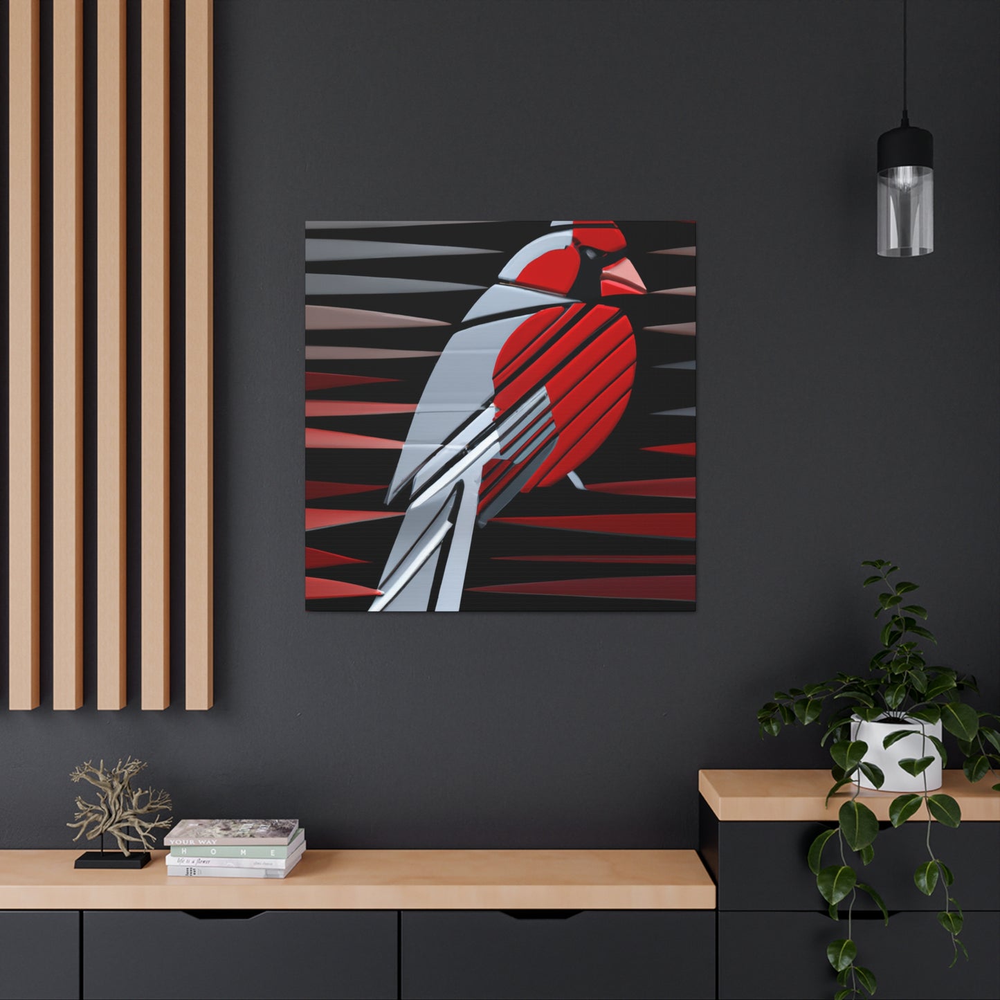 "Northern Cardinal Splendor" - Canvas