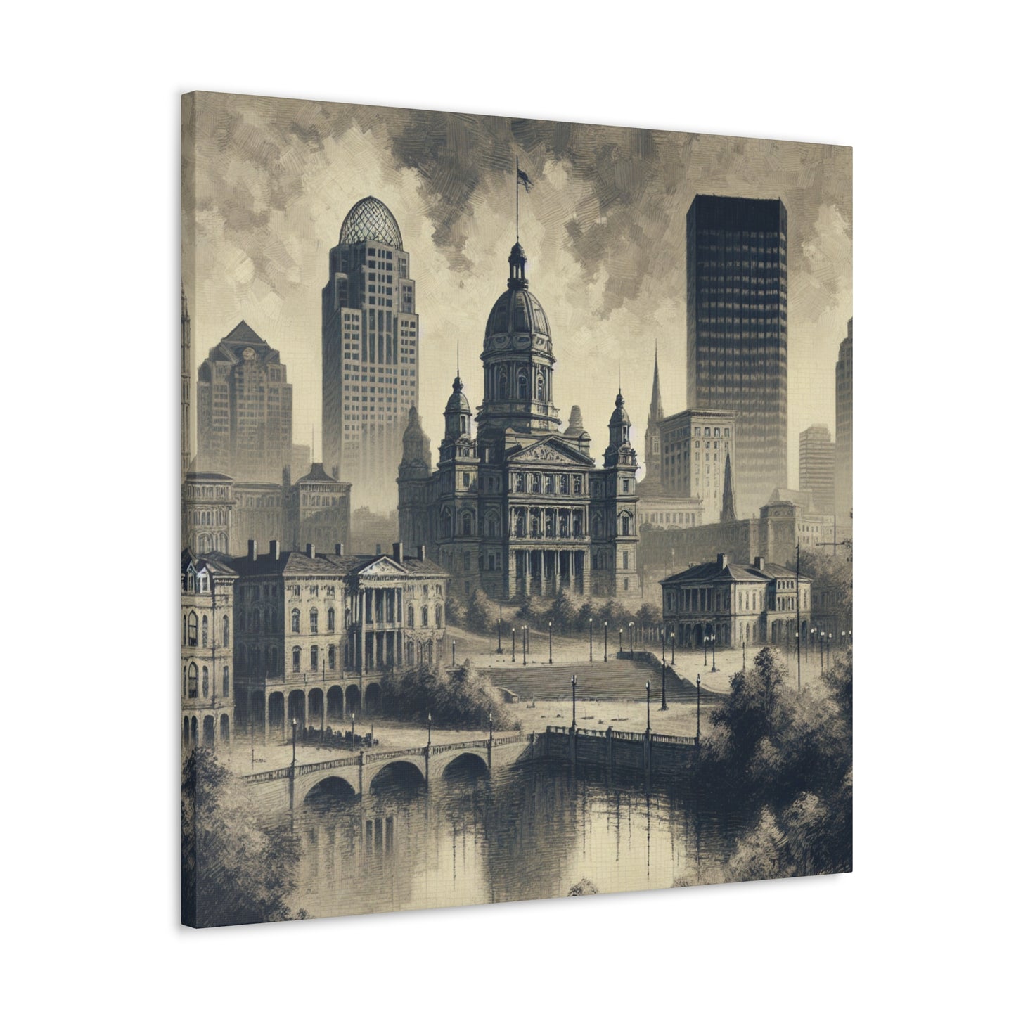 "Whimsical Louisville Symphony" - Canvas