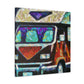 "Camper Van Deco Dream" - Canvas