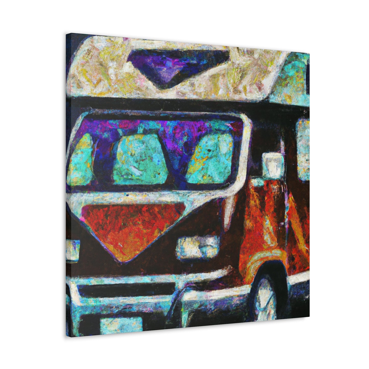 "Camper Van Deco Dream" - Canvas