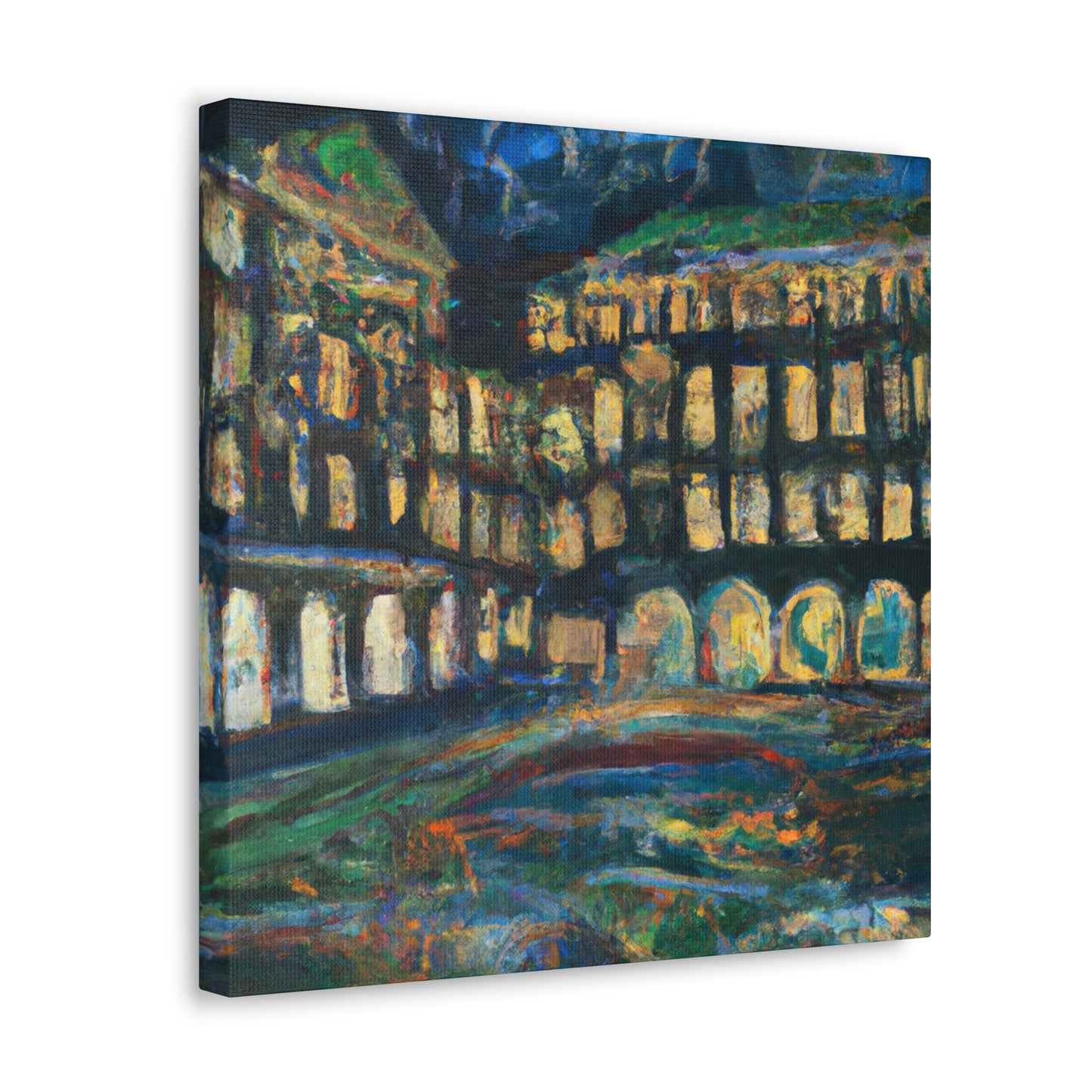 "Expressionist Dreamscape Painting" - Canvas