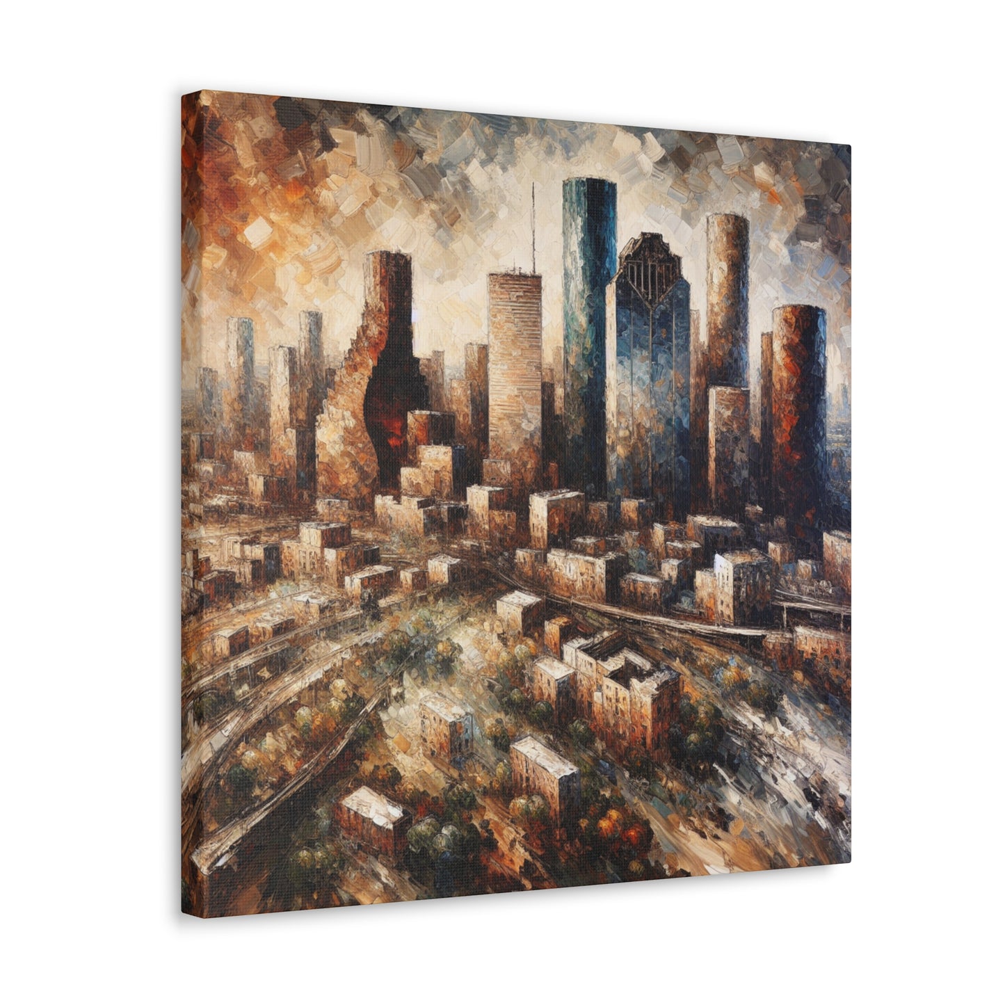 Ethereal Metropolis Awakening - Canvas