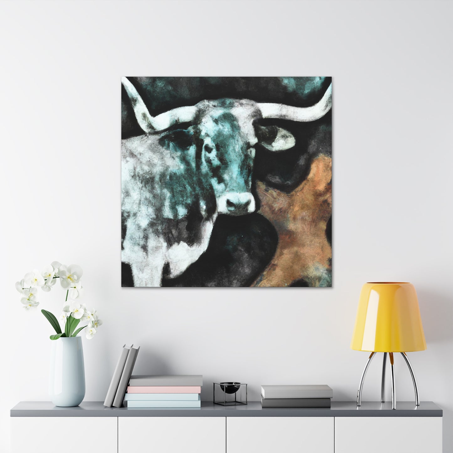 Texas Longhorn Majesty - Canvas