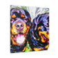 Fierce Rottweiler Impression - Canvas