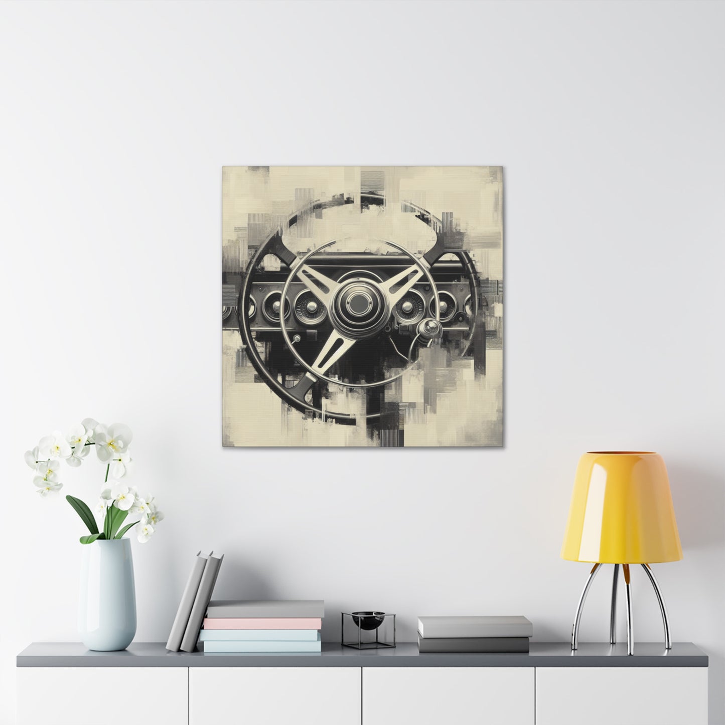 "Iconic Wheel Symphony" - Canvas