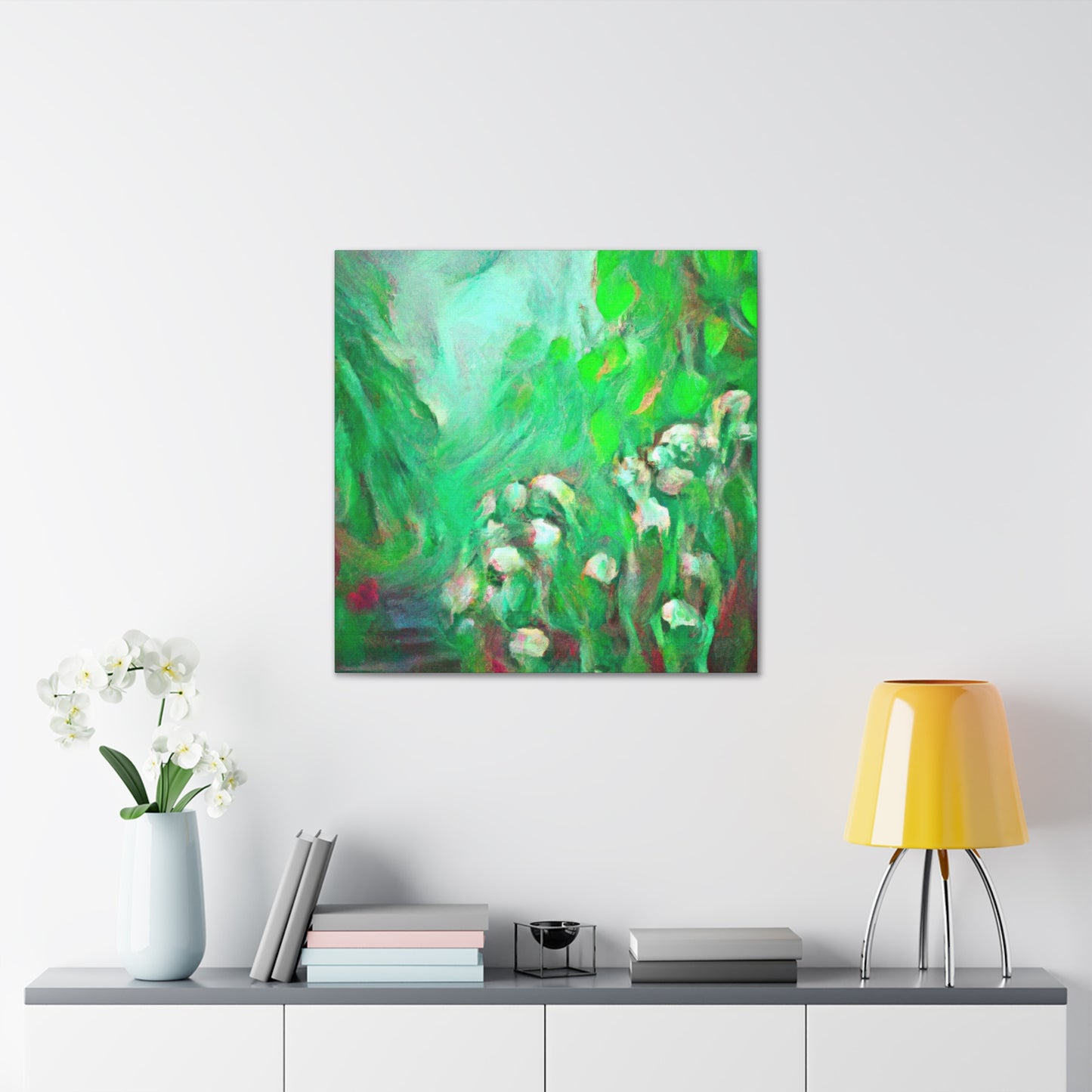 Jasmine in Abstract Form - Canvas