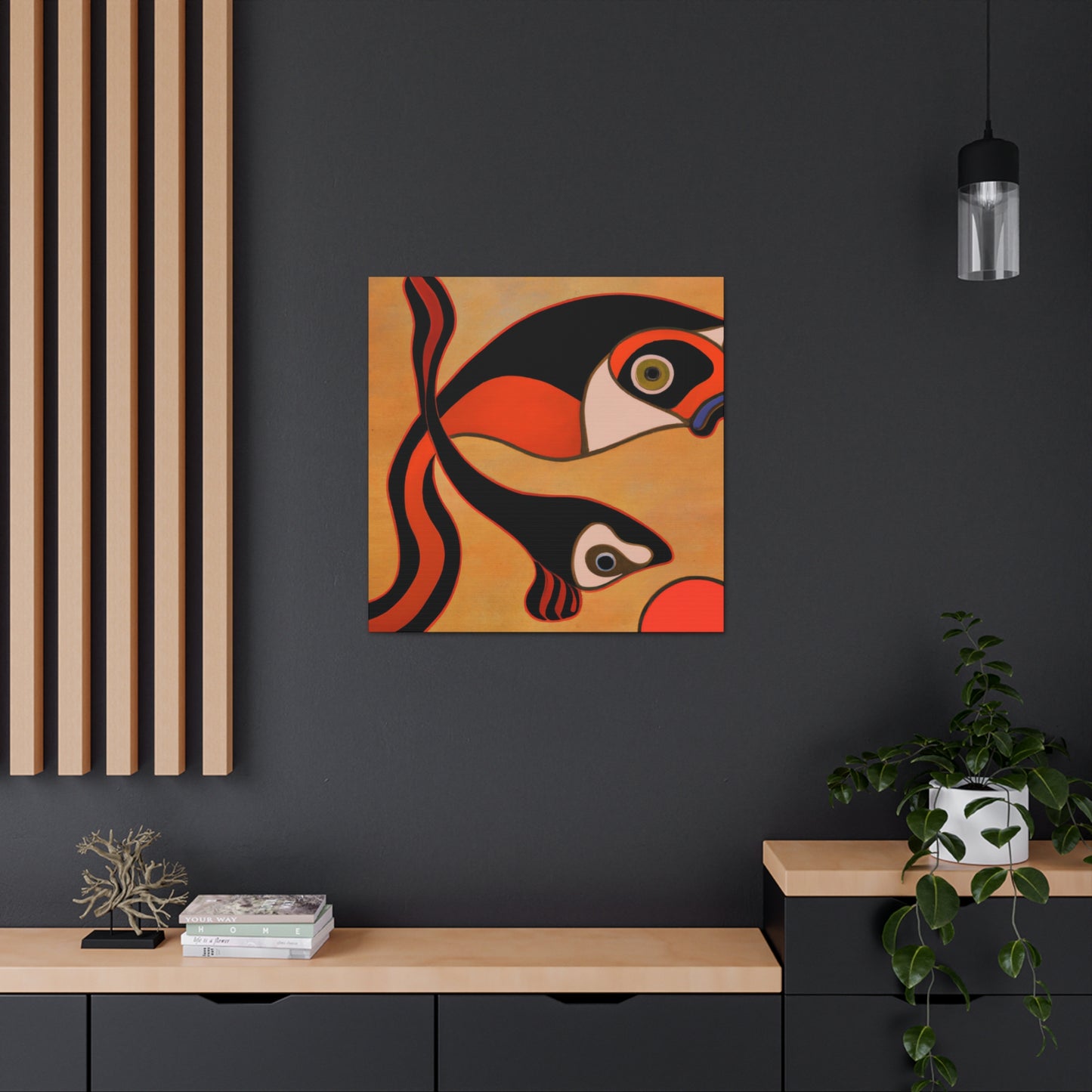 "Guppy Art Deco Dream" - Canvas