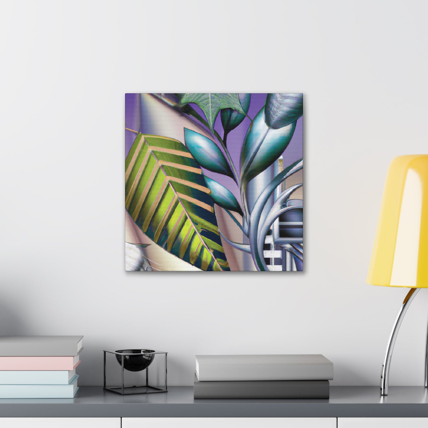 Leaf in Art Deco - Canvas