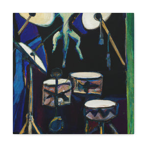 "Drumming the Nouveau Way" - Canvas