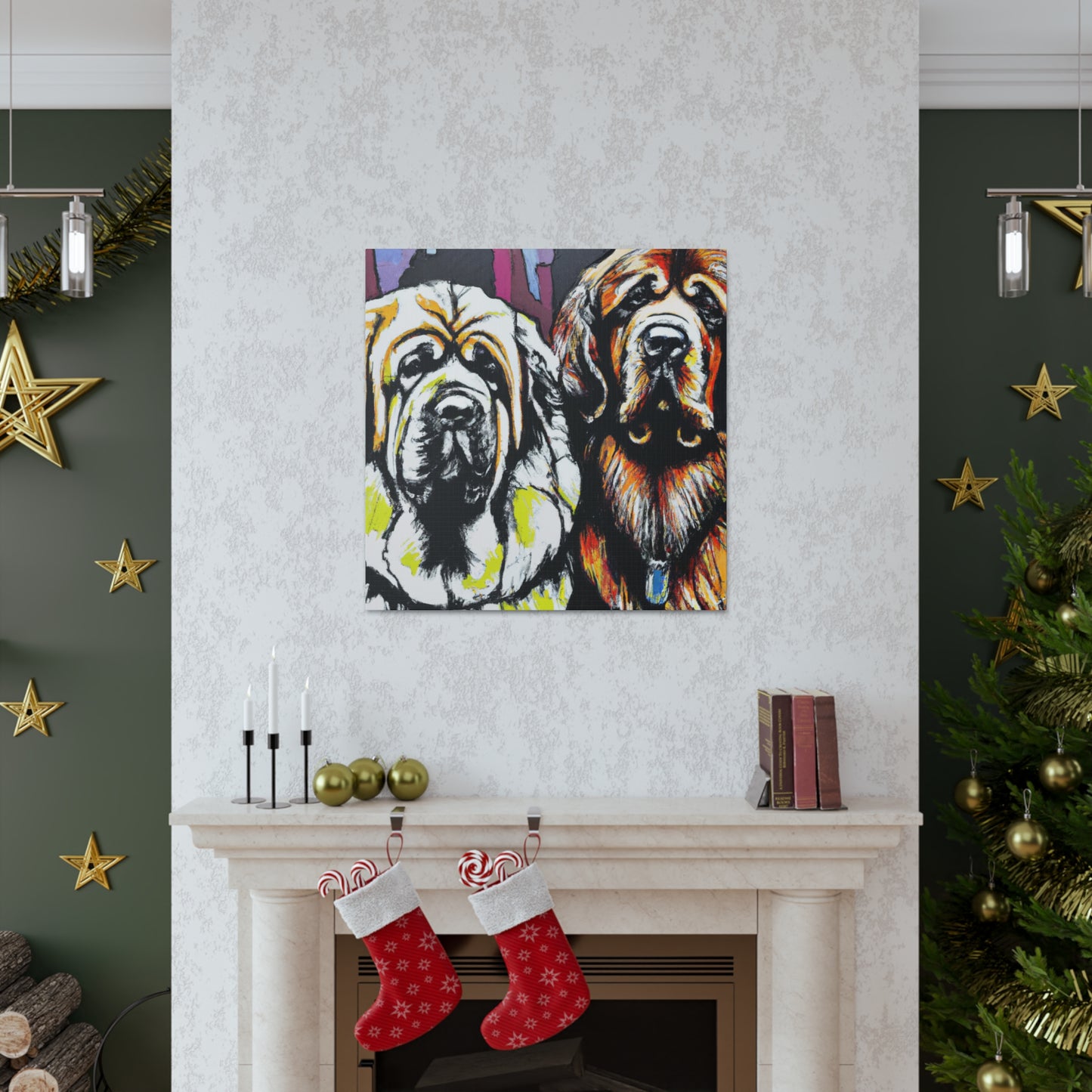 Tibetan Mastiff Portrait - Canvas