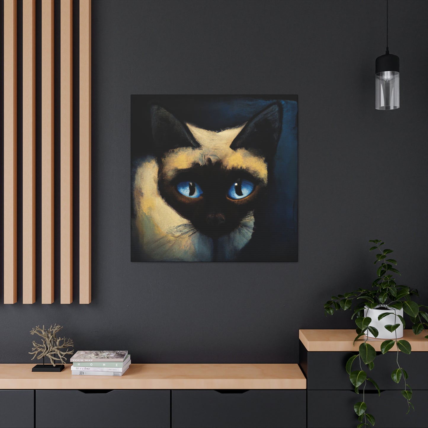 Siamese Dreamscape Scene - Canvas