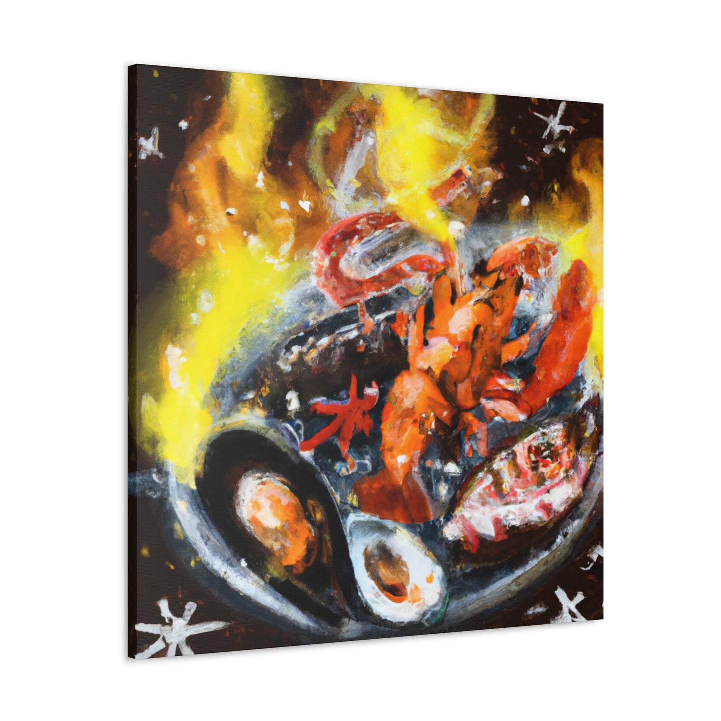 Seafoods of the Sea - Canvas