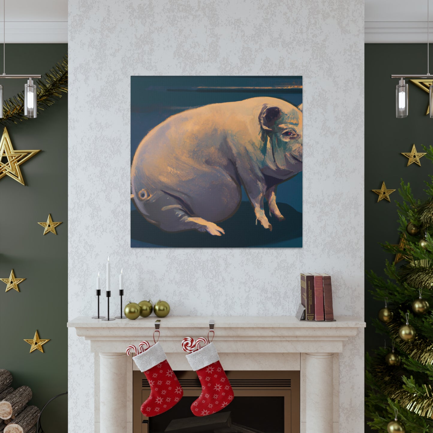 Pig as Pig Can - Canvas