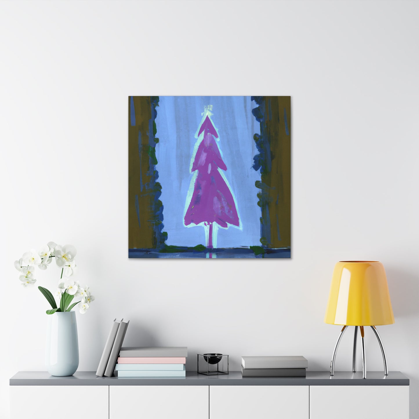 Christmas Tree Sleigh Ride - Canvas