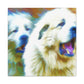 "Great Pyrenees Abstraction" - Canvas