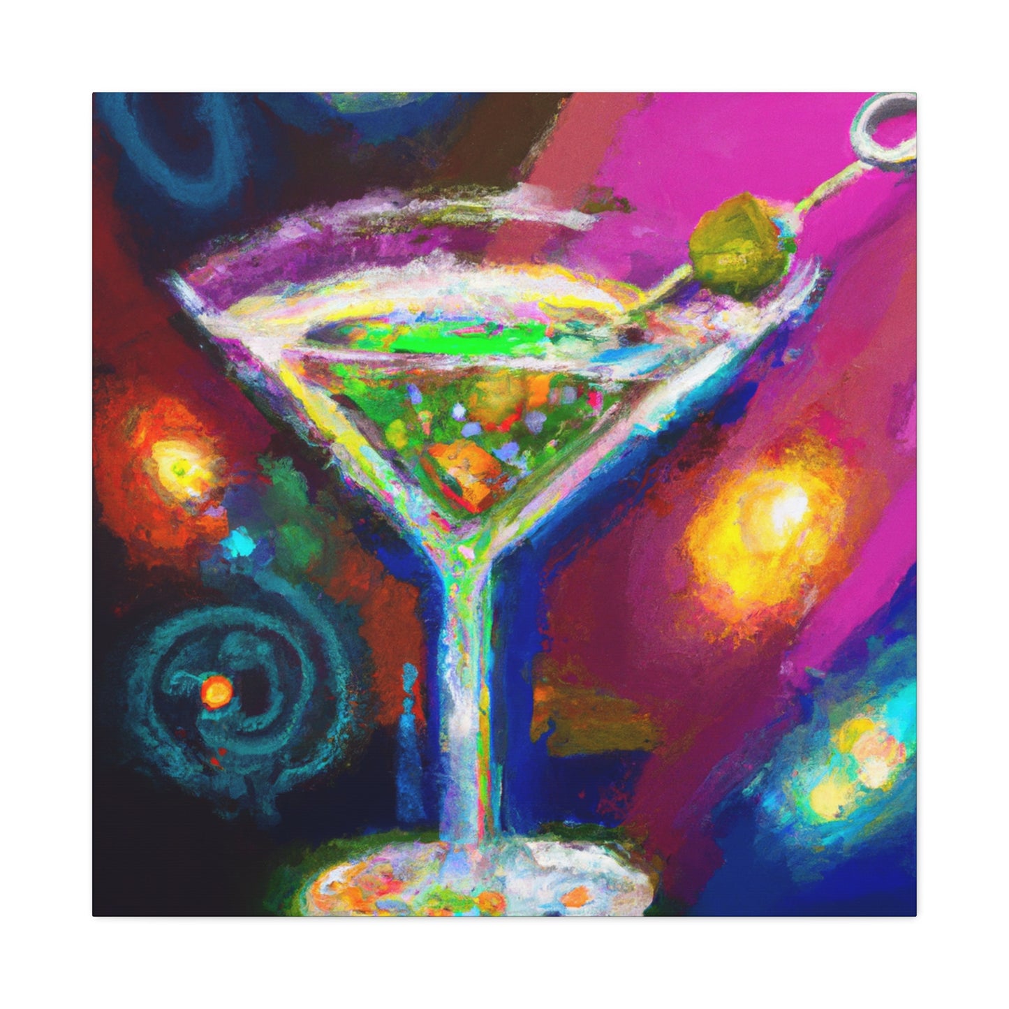 Martini-Themed Baroque - Canvas