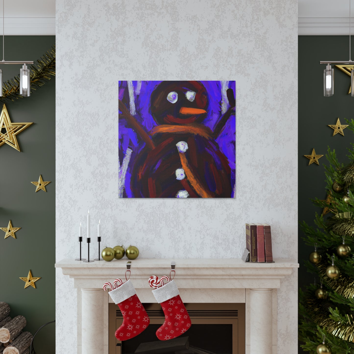 Frosty the Snowman. - Canvas