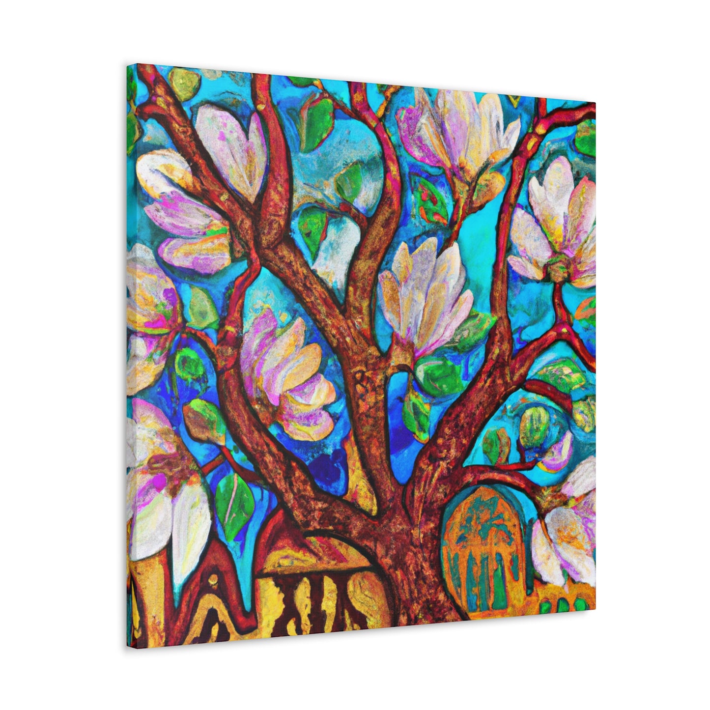 Magnolia Tree Splendor - Canvas