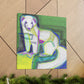 Ferret in Art Deco - Canvas