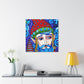 "Elf with a Flying Hat" - Canvas