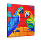 Macaws in Splendor. - Canvas