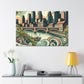 City of Flourishing Blooms - Canvas