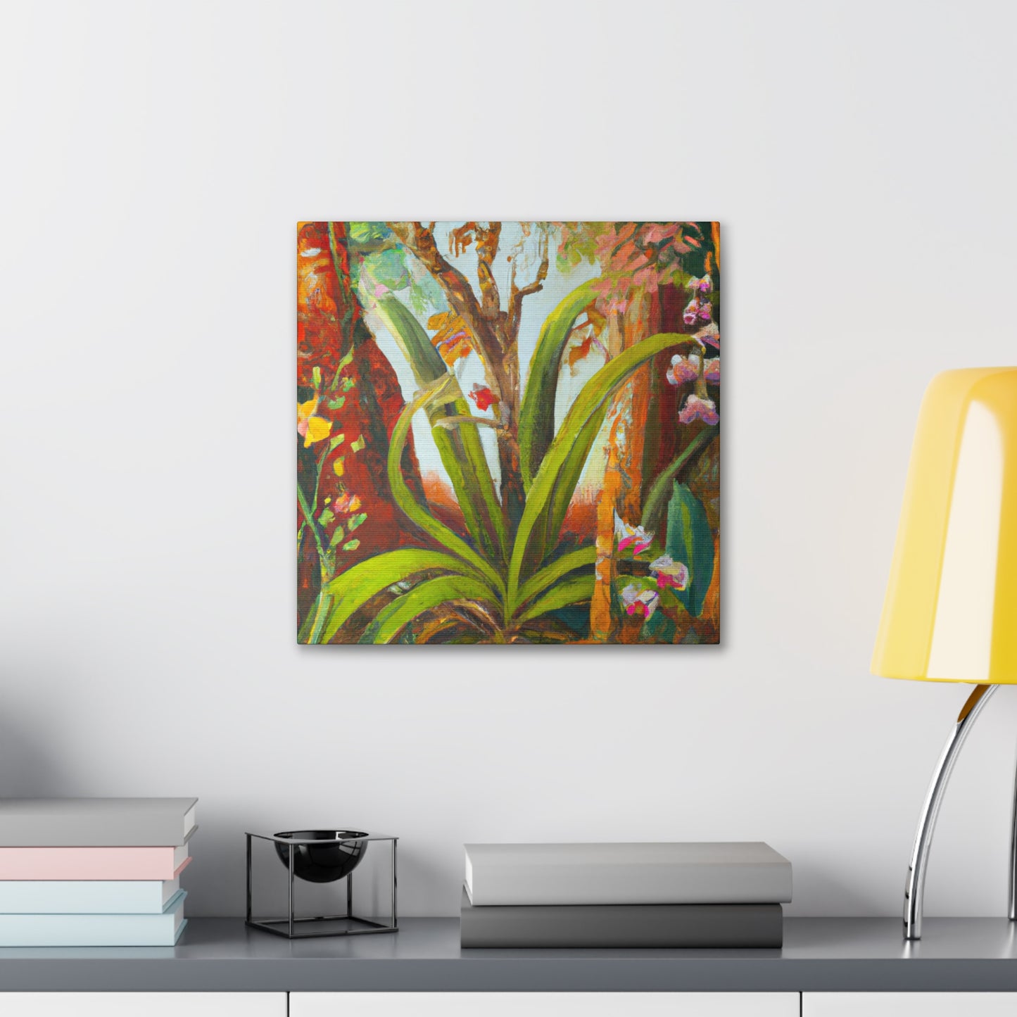 The Orchid's Splendor - Canvas