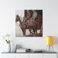 Stagecoach in Motion - Canvas