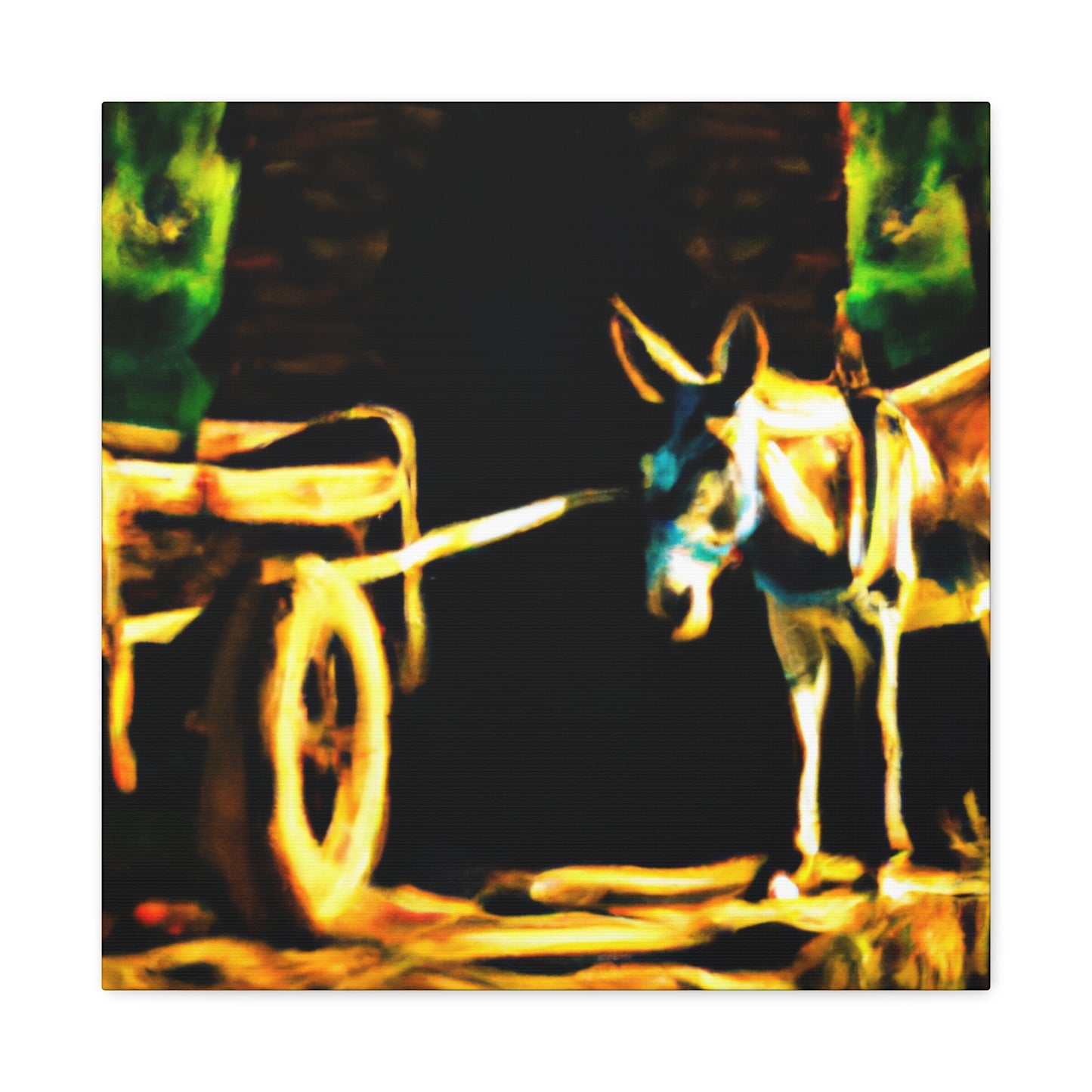 The Mule's Majesty. - Canvas