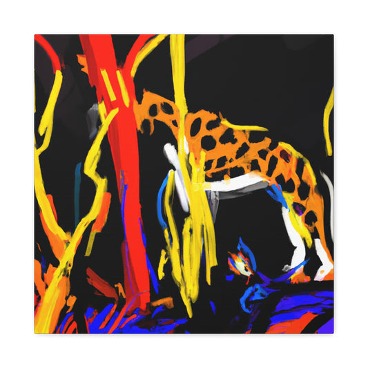 "Leopard in Abstraction" - Canvas