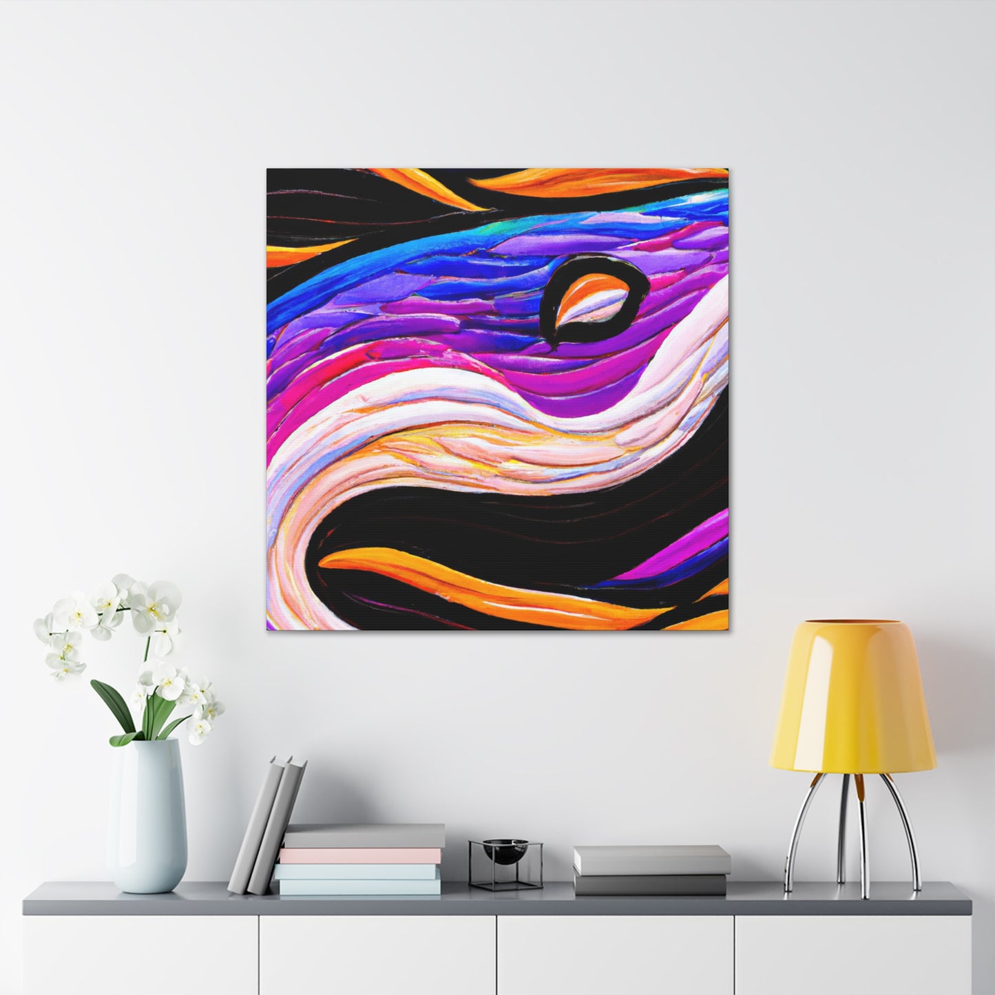 "Eel Art Deco Dream" - Canvas