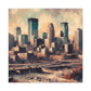 "Urban Symphony: Minneapolis" - Canvas