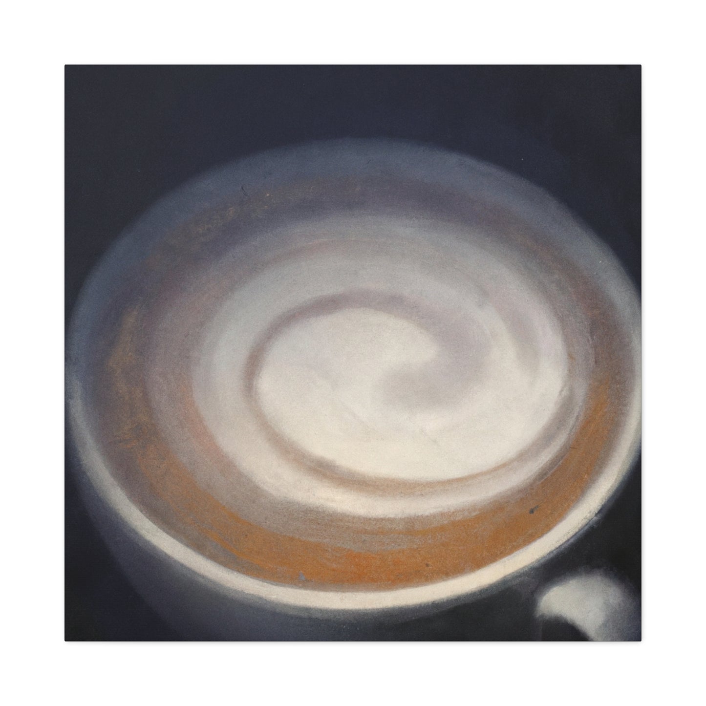 "Brewed Art: Cappuccino" - Canvas