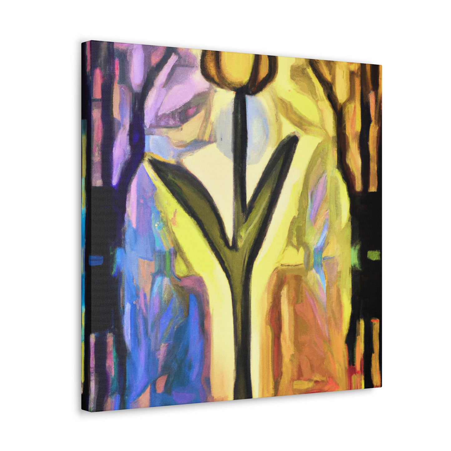 Tulip Fields in Bloom - Canvas