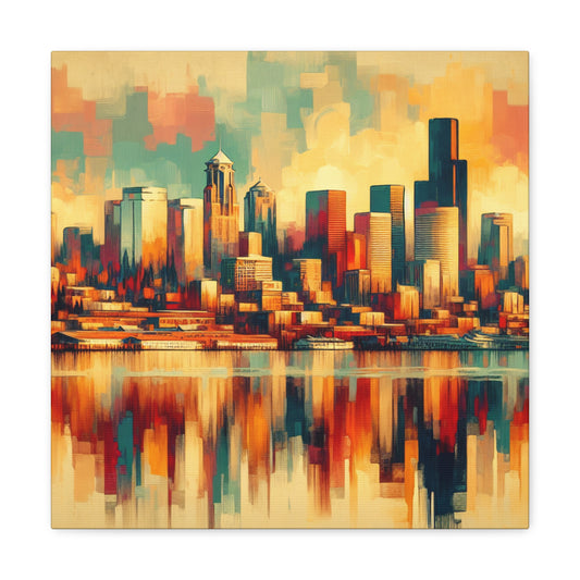 Emerald City Euphoria. - Canvas