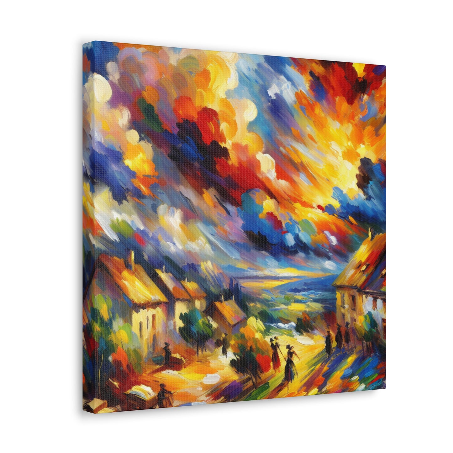 "Color Symphony Unleashed" - Canvas