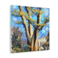 Beech Tree Reflection. - Canvas