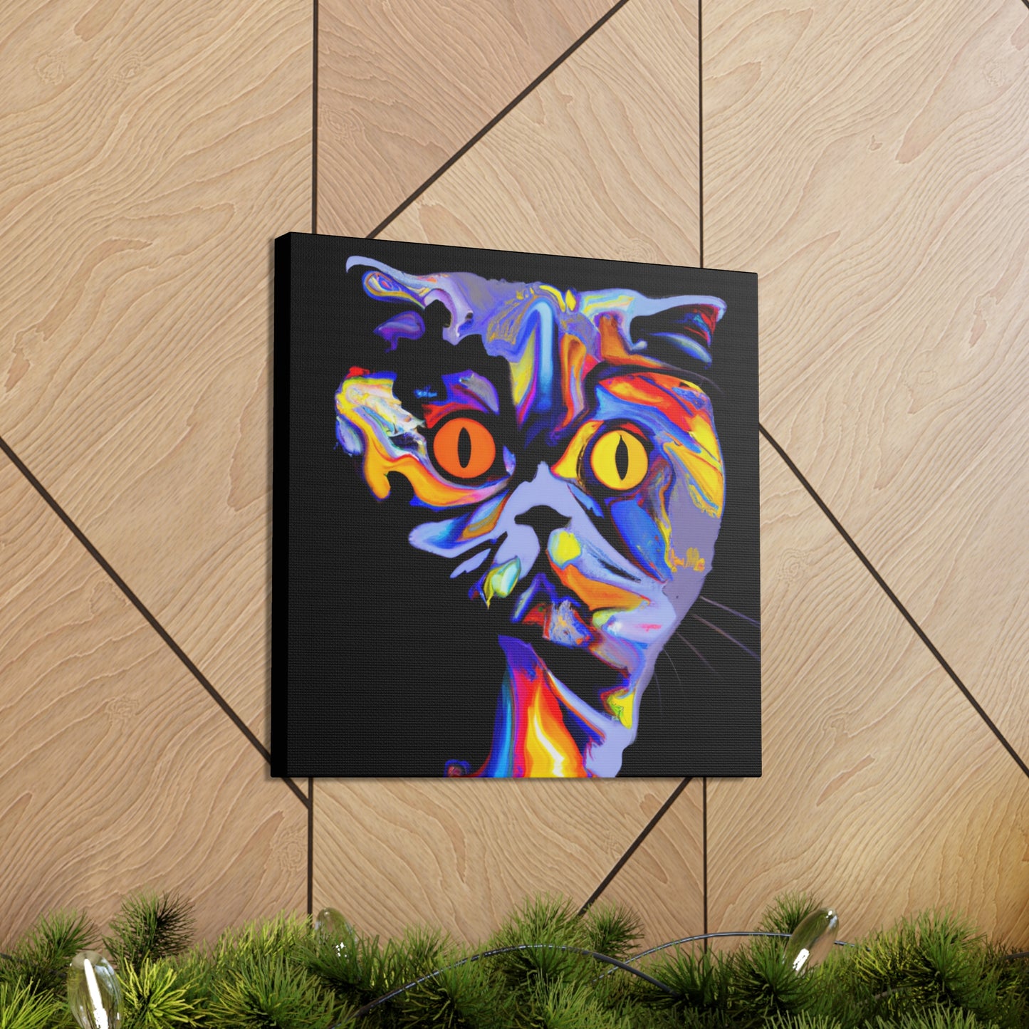 British Shorthair Deco - Canvas