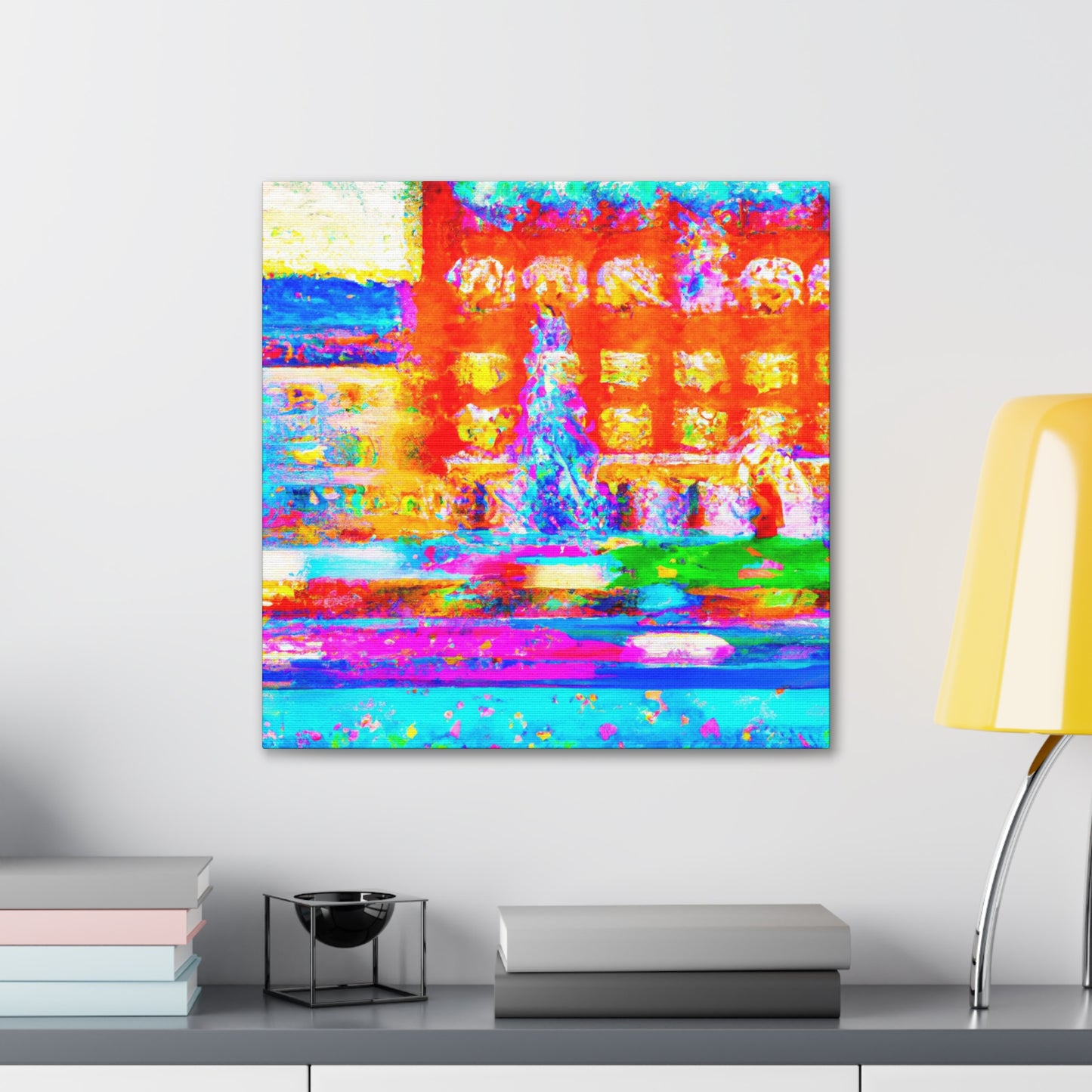 City Square Vibrance. - Canvas