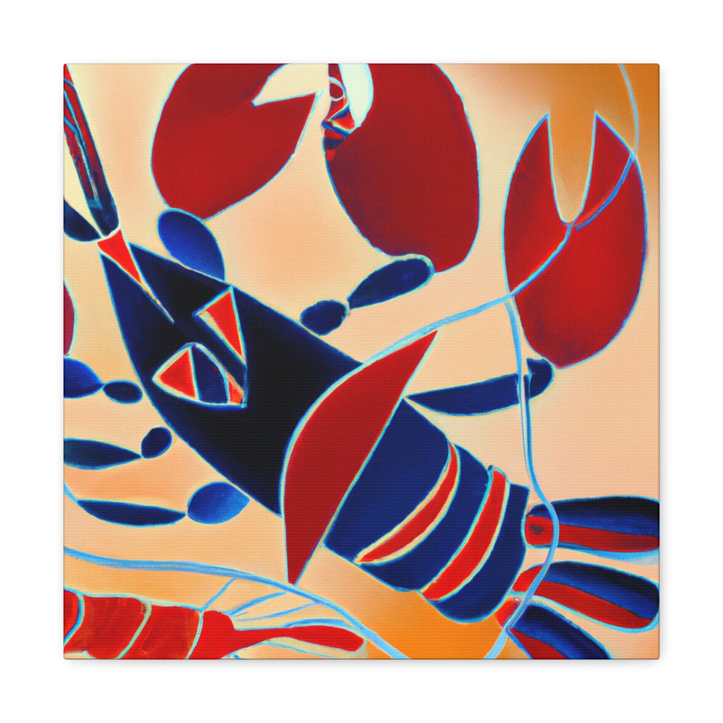 Lobster in Art Deco - Canvas