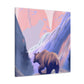 Brown Bear in Nature - Canvas