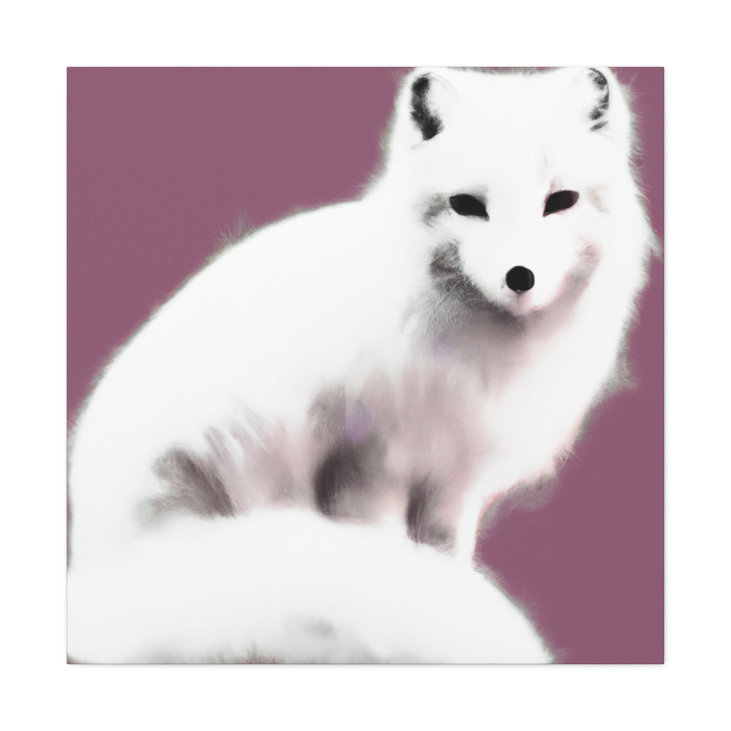 Arctic Fox Duo Bliss - Canvas