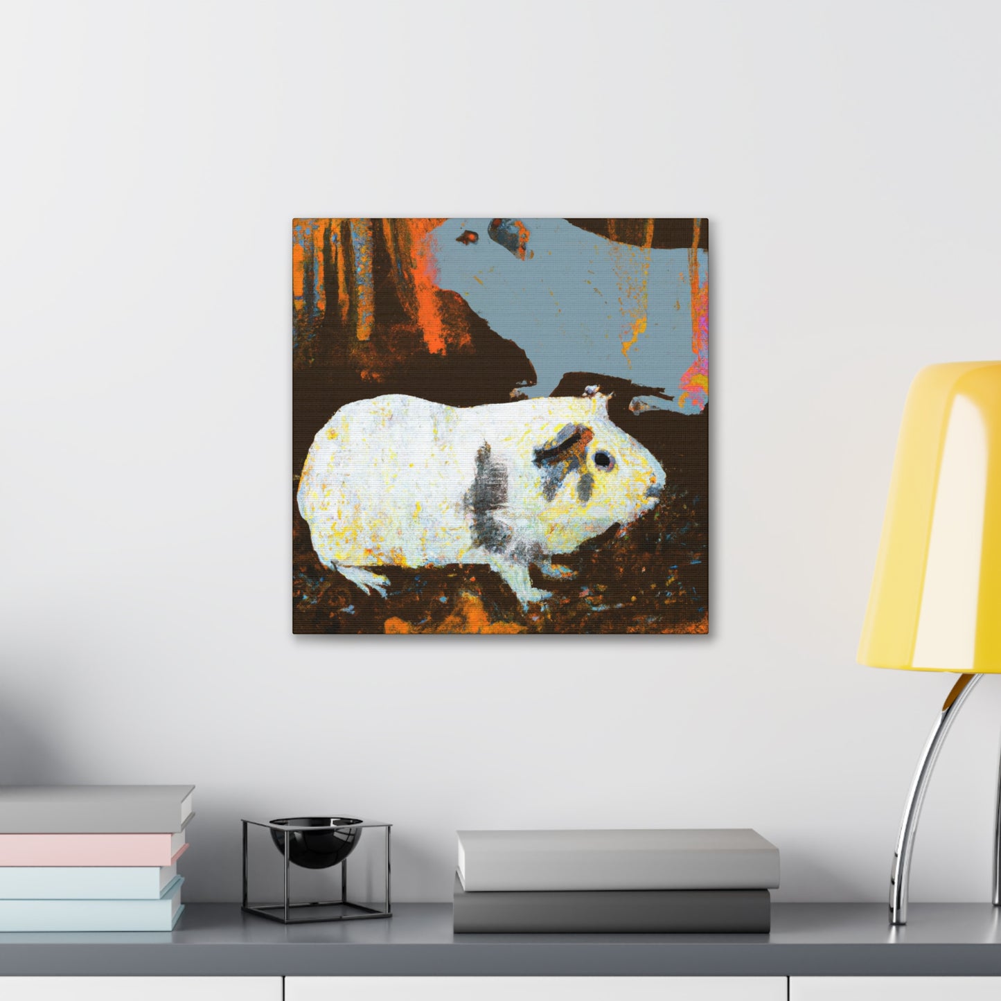 Guinea Pig Expressionism - Canvas