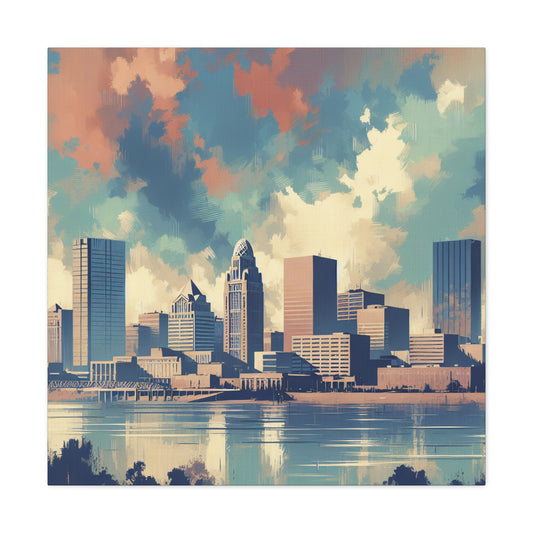 "Louisville's Vibrant Canvas" - Canvas