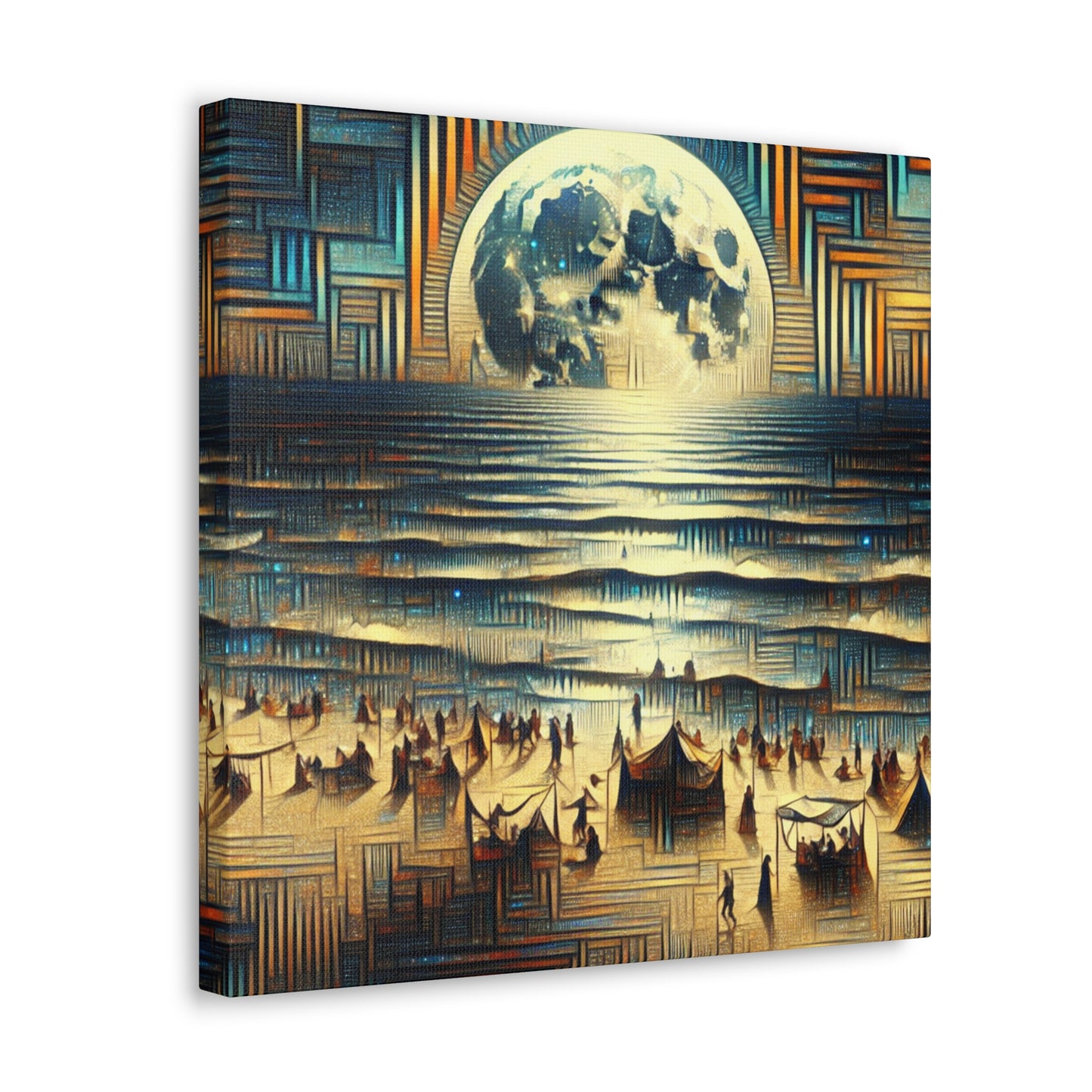 Celestial Nocturnal Revelry - Canvas