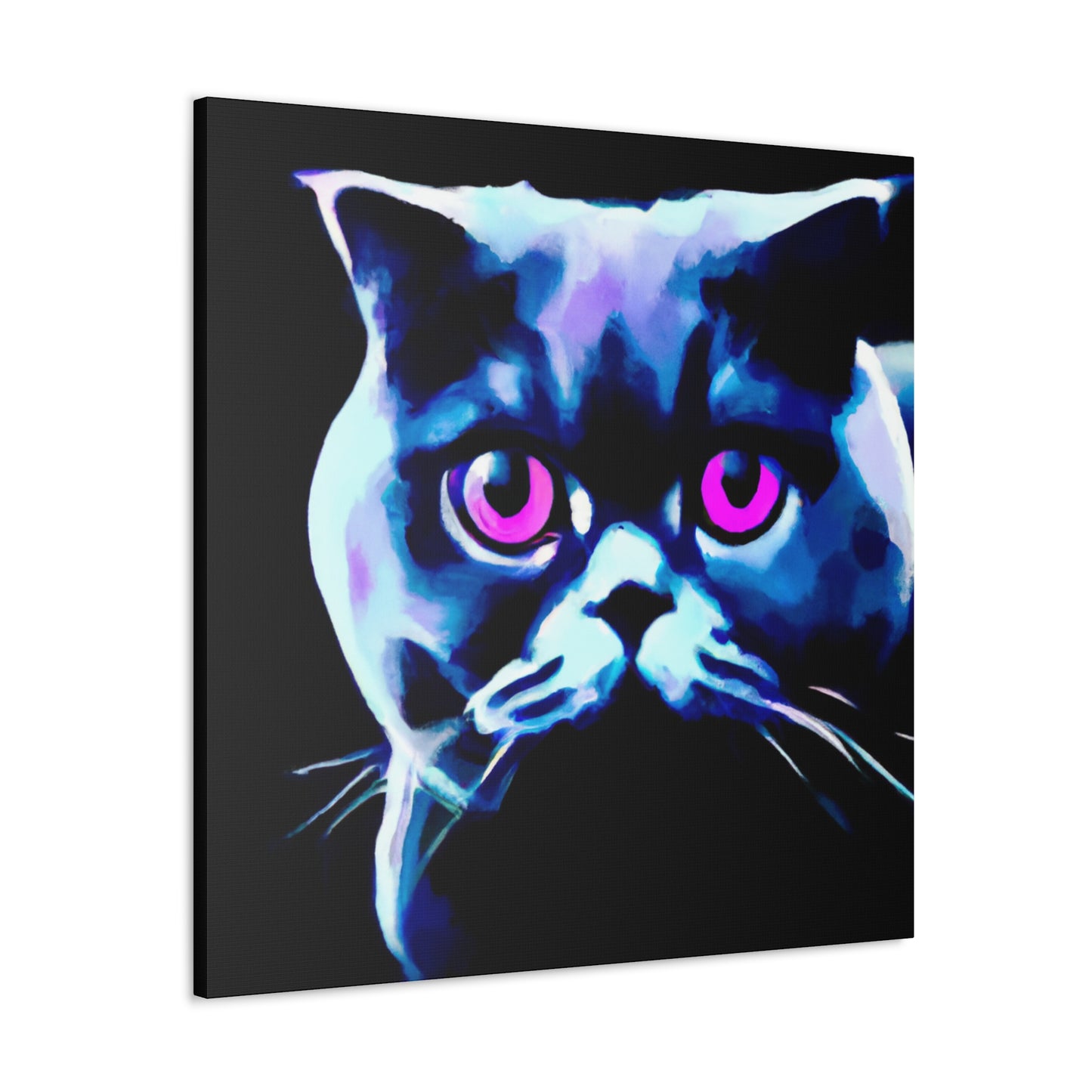 "British Shorthair Reflection" - Canvas