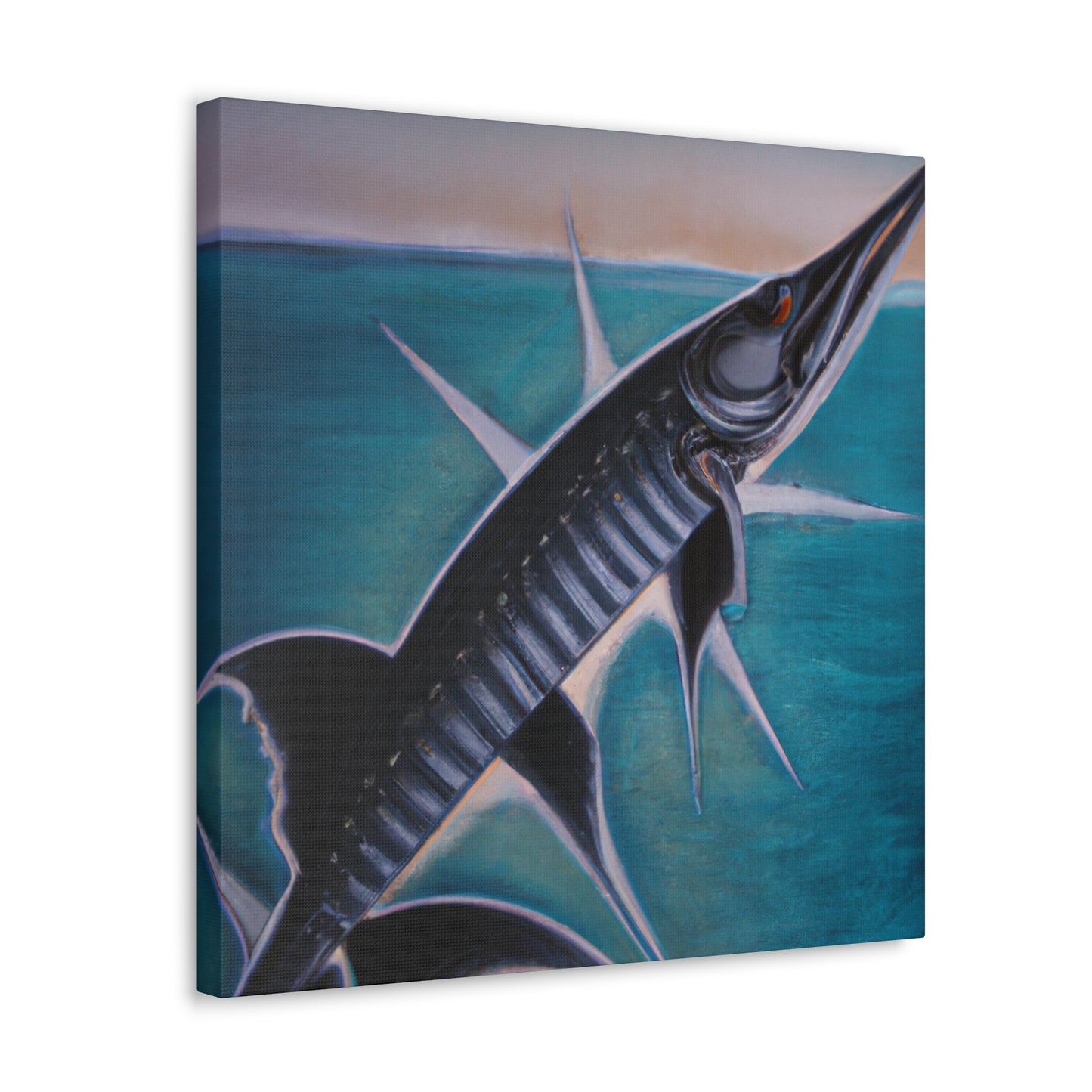 "Barracuda's Art Deco". - Canvas