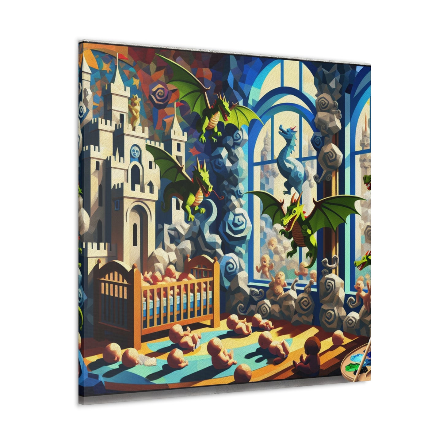 Enchanting Dragon Fantasy - Canvas